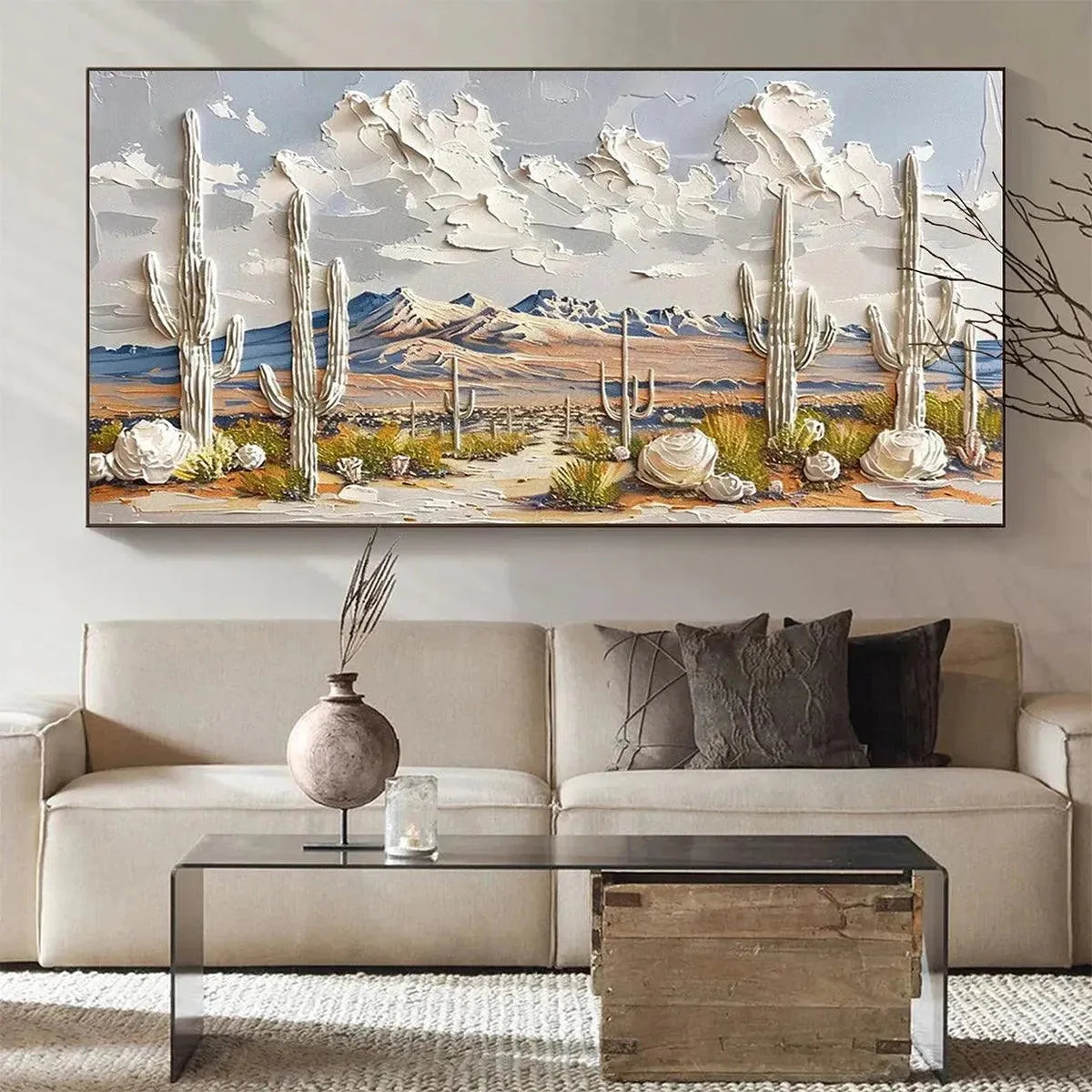 DESERT DREAM — painting reference image 8. Room styling and framing are illustrative.