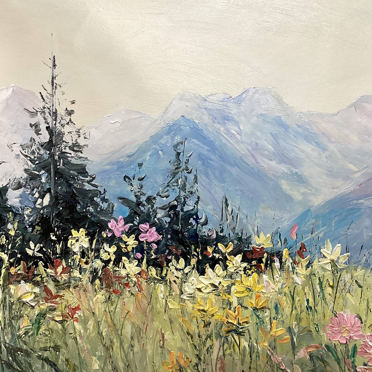 ALPINE SERENITY — painting reference image 6. Room styling and framing are illustrative.