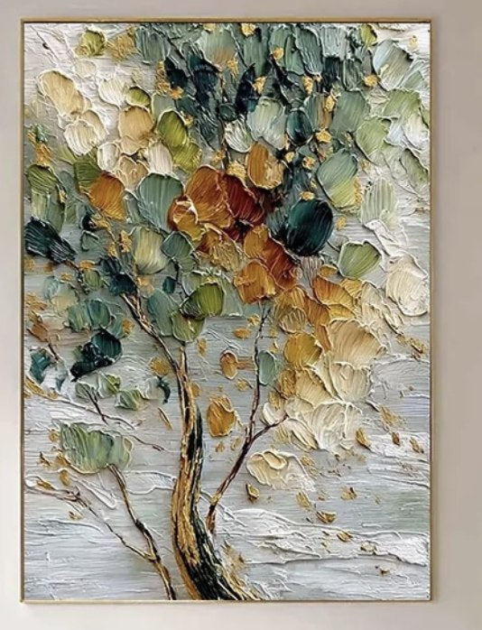 Golden Canopy botanical painting