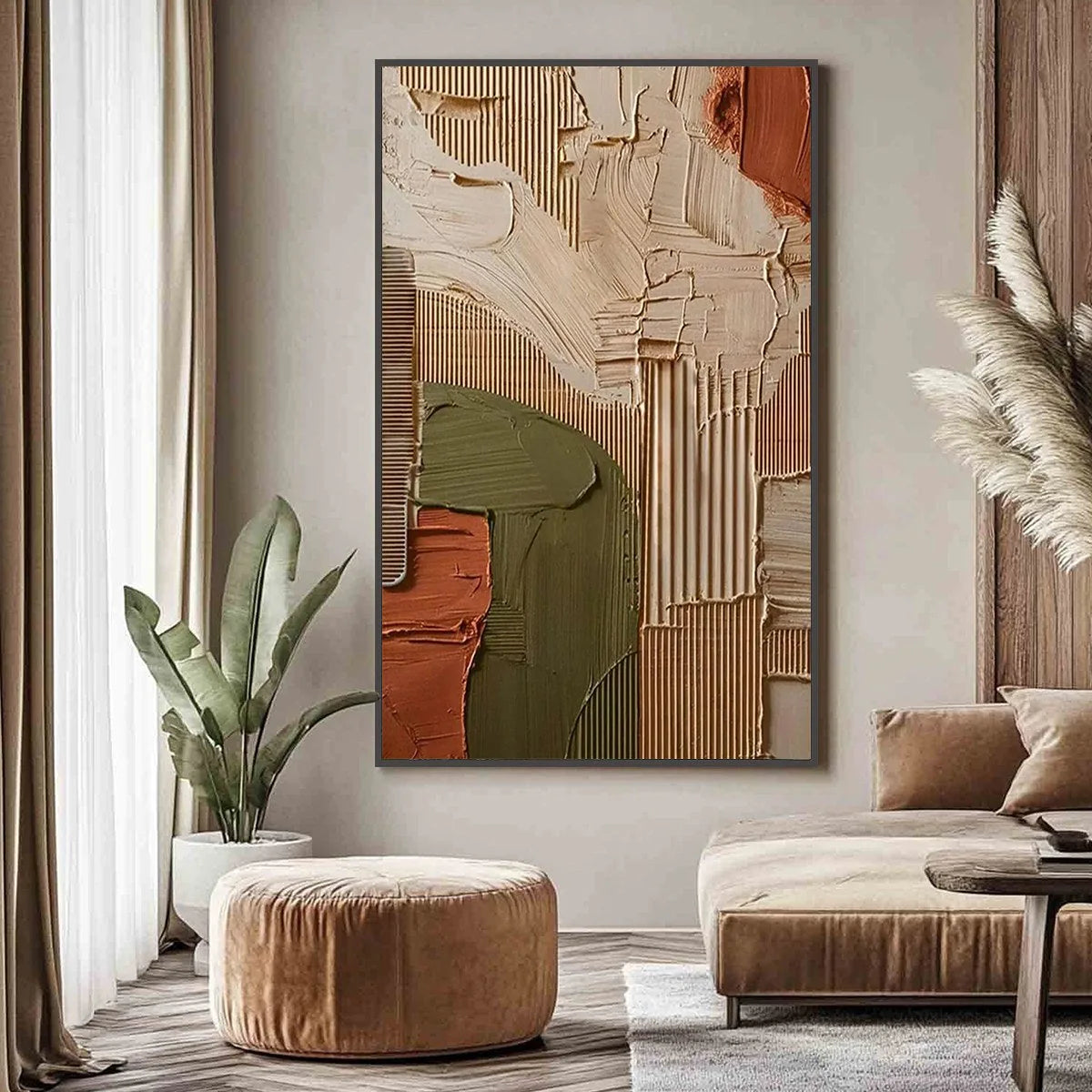 EARTHBOUND HARMONY — painting reference image 2. Room styling and framing are illustrative.