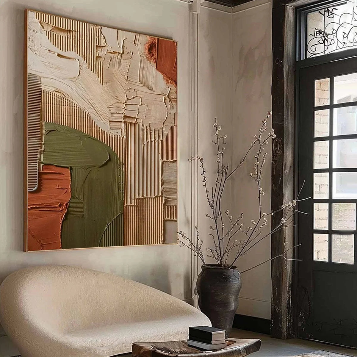 EARTHBOUND HARMONY — painting reference image 4. Room styling and framing are illustrative.
