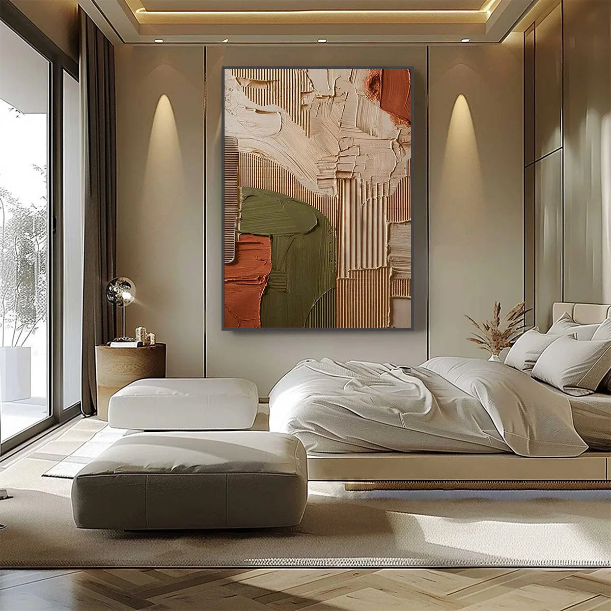 EARTHBOUND HARMONY — painting reference image 5. Room styling and framing are illustrative.