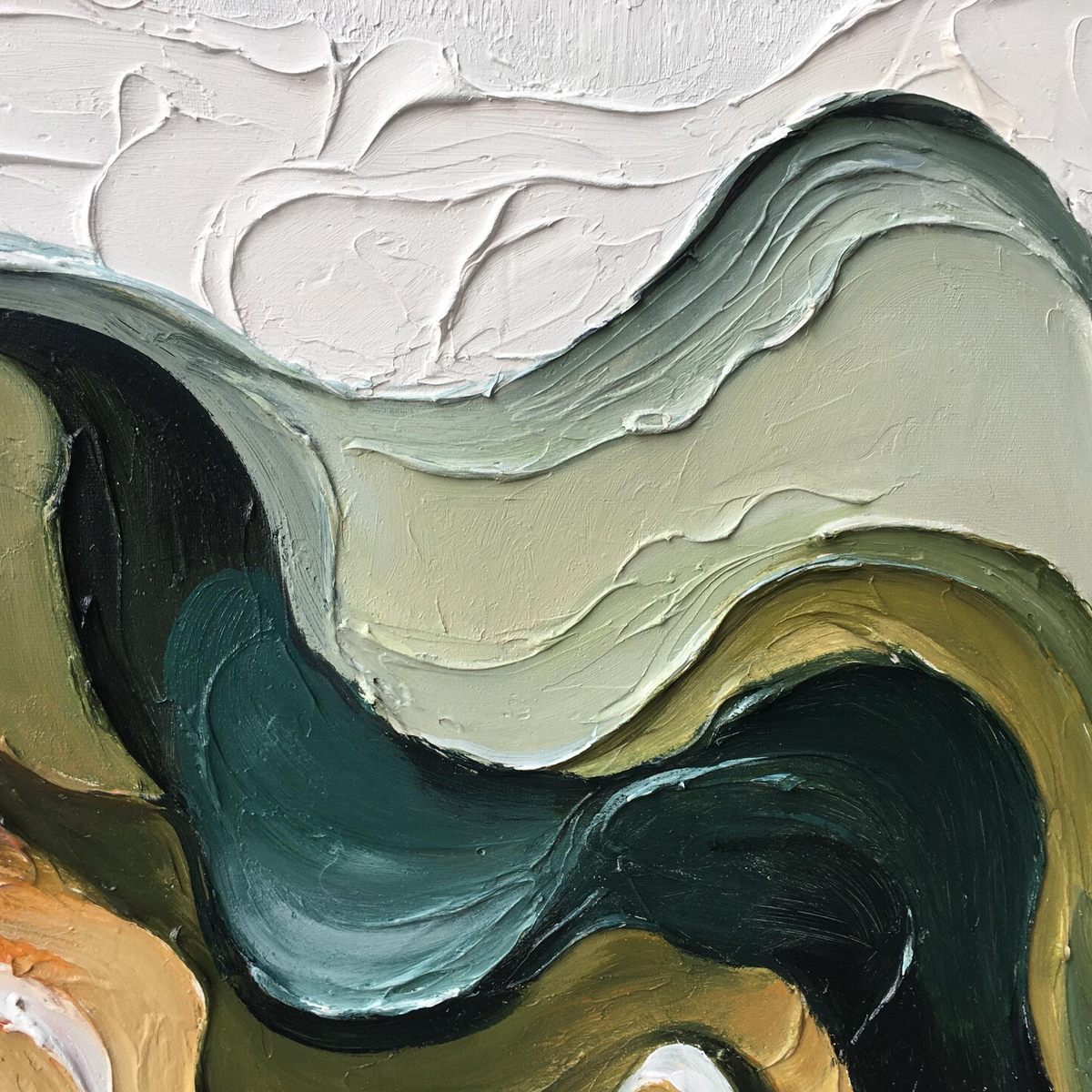 TERRA FLOW — painting reference image 5. Room styling and framing are illustrative.