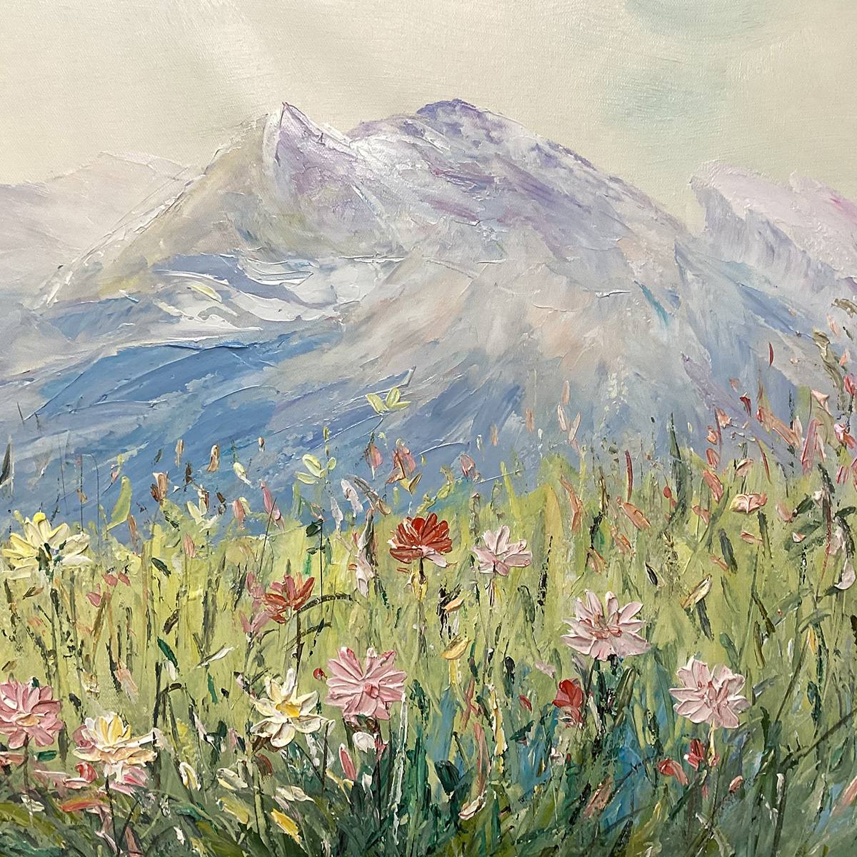 ALPINE SERENITY — painting reference image 3. Room styling and framing are illustrative.