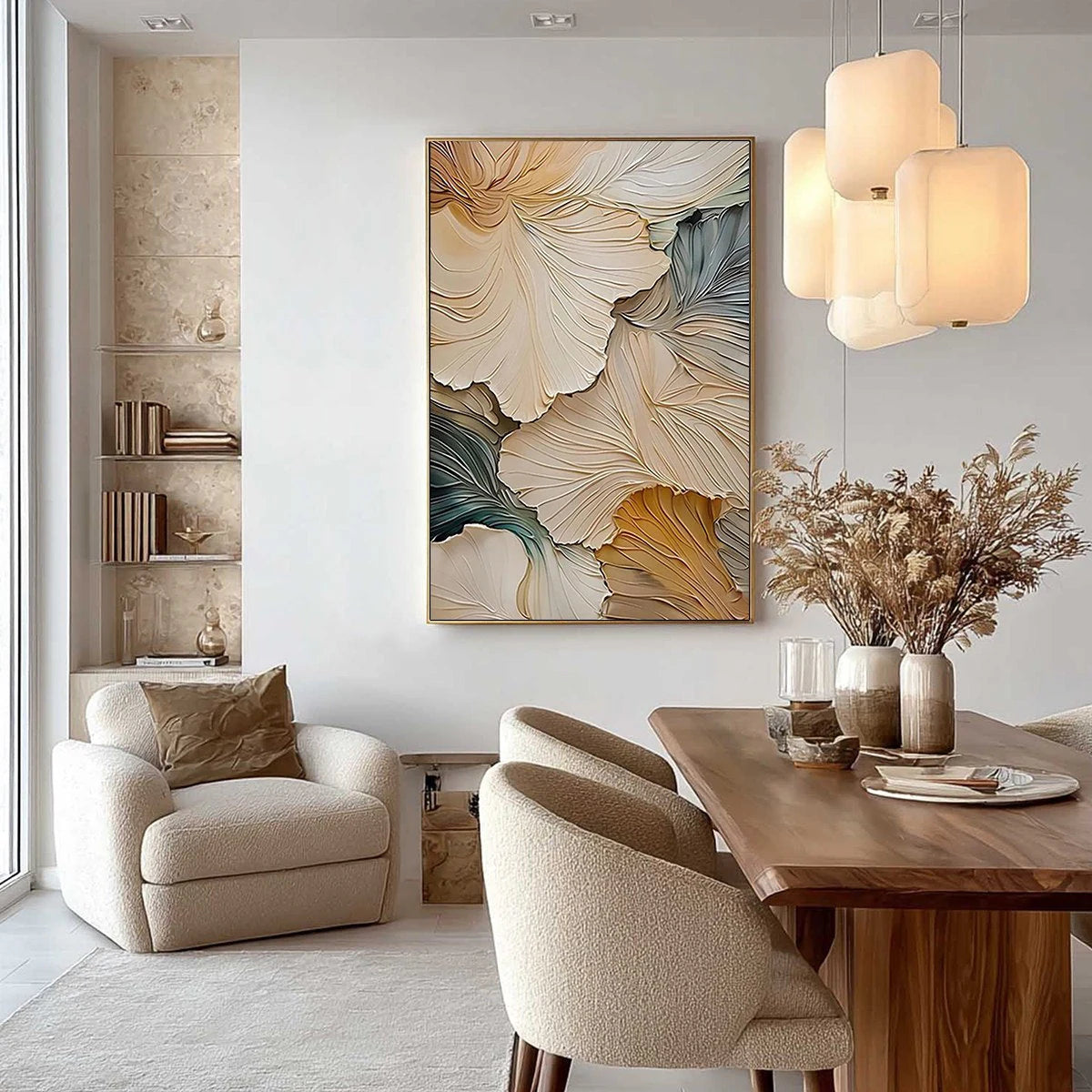 PETAL WHISPER — painting reference image 5. Room styling and framing are illustrative.