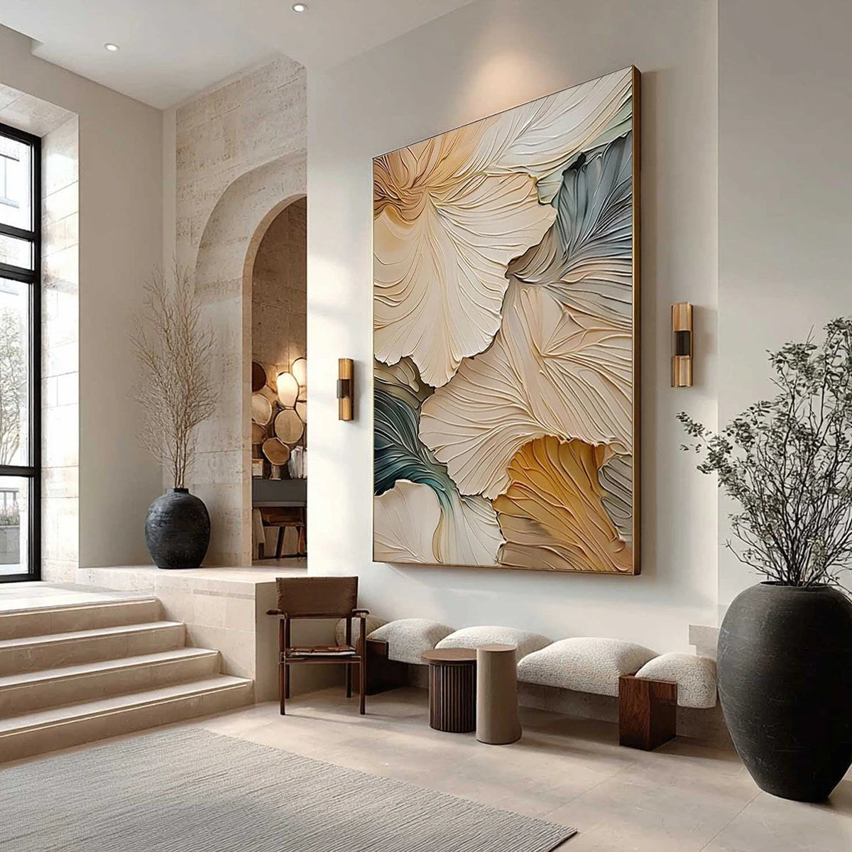 PETAL WHISPER — painting reference image 6. Room styling and framing are illustrative.
