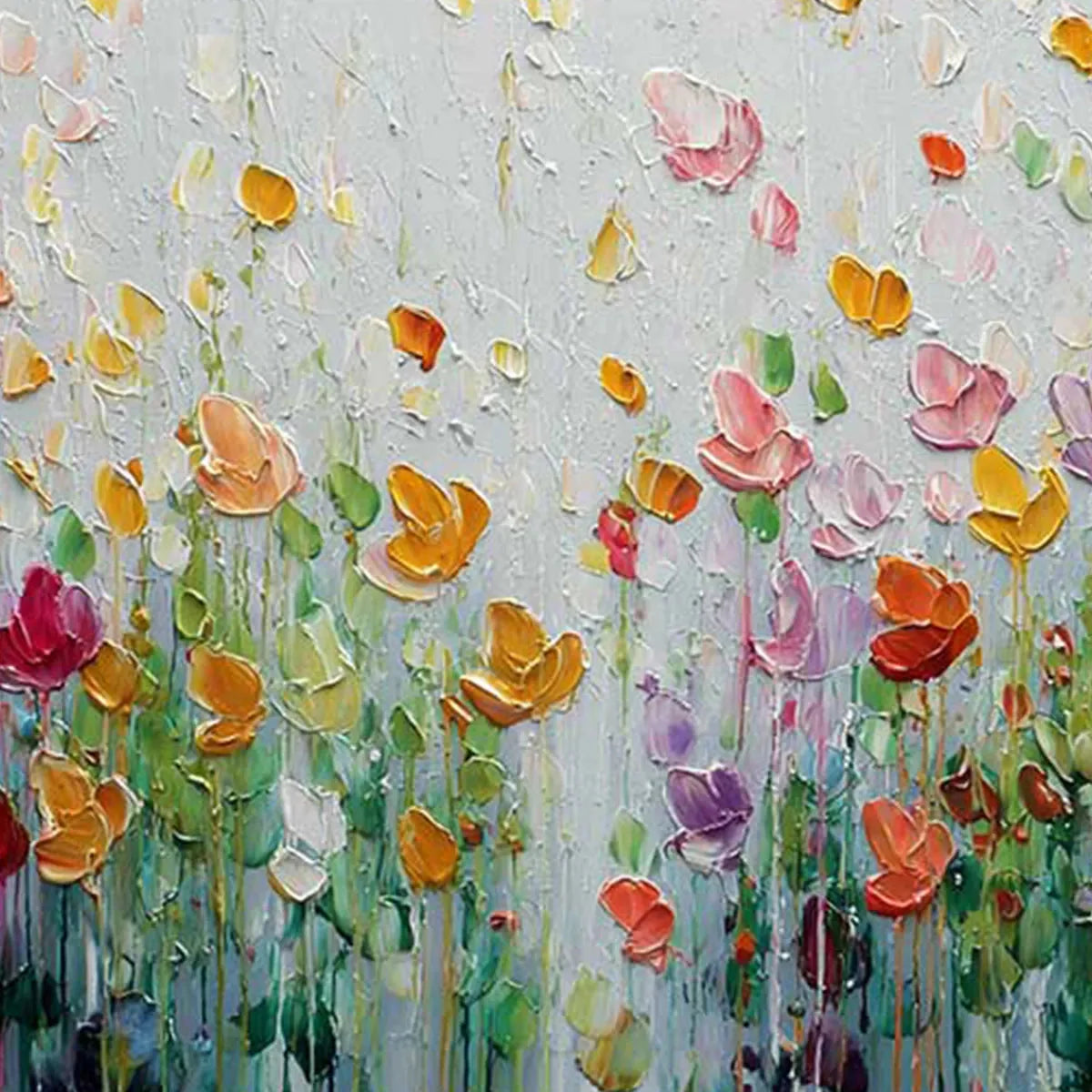 GARDEN OF JOY — painting reference image 3. Room styling and framing are illustrative.