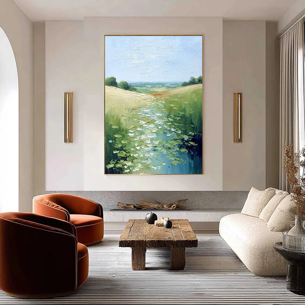 Verdant Path — reference gallery image 2. Room styling and framing are illustrative.