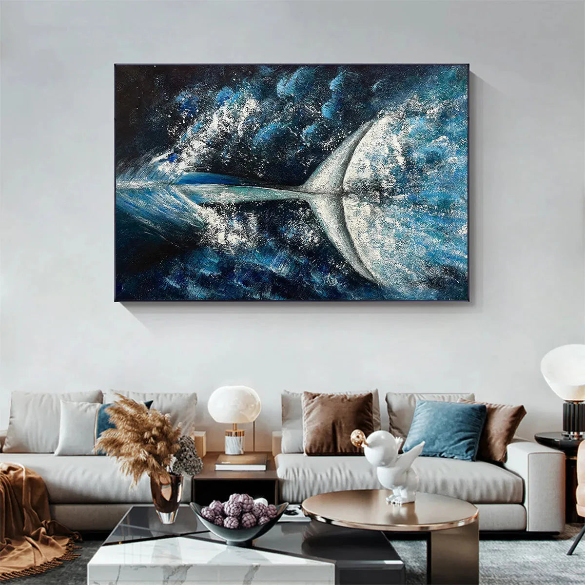 Whale's Grace — reference gallery image 2. Room styling and framing are illustrative.