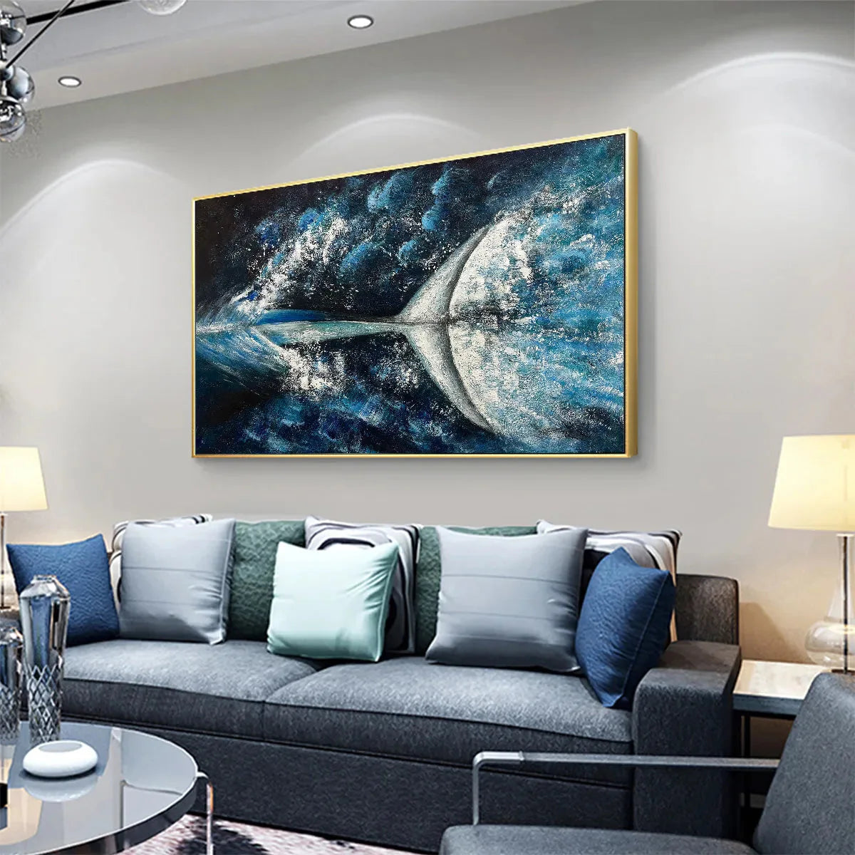 Whale's Grace — reference gallery image 4. Room styling and framing are illustrative.